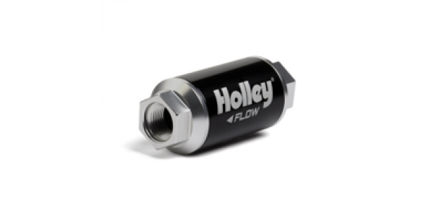 Holley Billet 4500 Fuel Filter -12an 100-Micron 260GPH