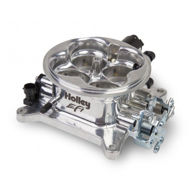 1000 CFM Square Bore Flange Throttle Body, Polished