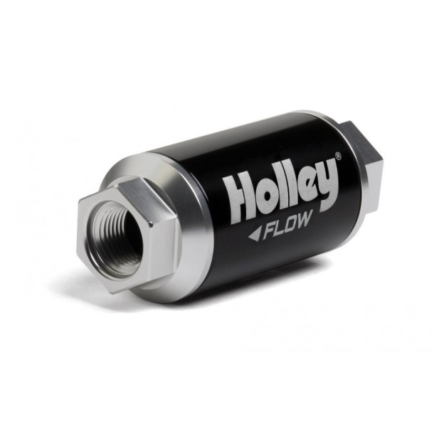 100 GPH HP Billet Fuel filter, 100 micron, 3/8 NPT