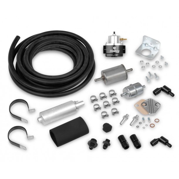 Fuel System Kit, 67 GPH Walbro Pump, Super-Stock Hose and Barbed Hose Ends