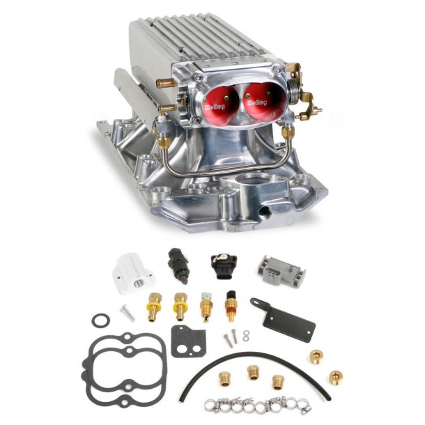 Power Pack Kit Stealth Ram Polished Finish, SBC with Vortec Heads