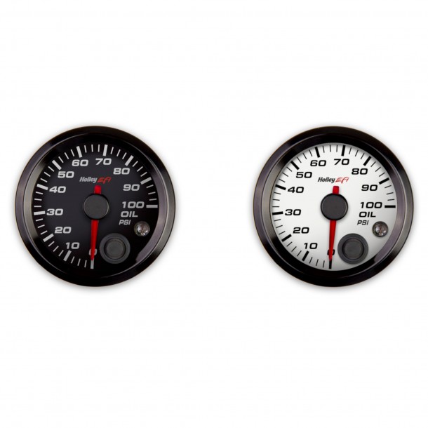 2-1/16 Inch Oil Pressure Gauge, 0-100psi, Analog Display