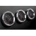 2-1/16 Inch Bezels, Silver, Bold, Pack of 3