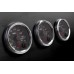 2-1/16 Inch Bezels, Silver, Pack of 3