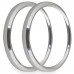 3-3/8 Inch Bezels, Silver, Pack of 2
