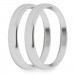 3-3/8 Inch Bezels, Silver, Bold, Pack of 2