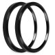 4-1/2 Inch Bezels, Black, Pack of 2