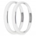 4-1/2 Inch Bezels, Silver, Bold, Pack of 2