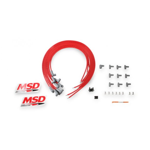 MSD Super Conductor Wires Universal 8-Cylinder 90-Degree Plug V8 1972-1994