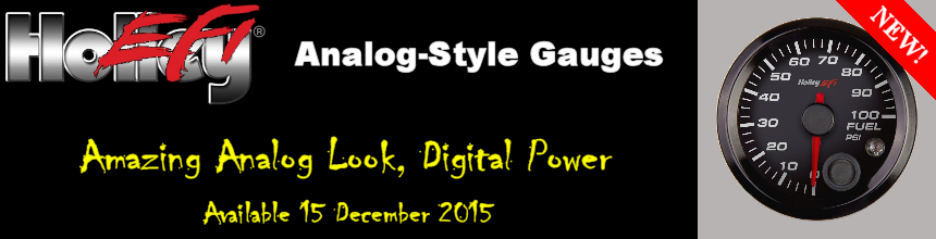Holley EFI's New Analog Gauges Hit The Street!