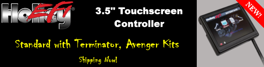 Terminator, Avenger Kits Ship With 3.5 Inch Touchscreen Display