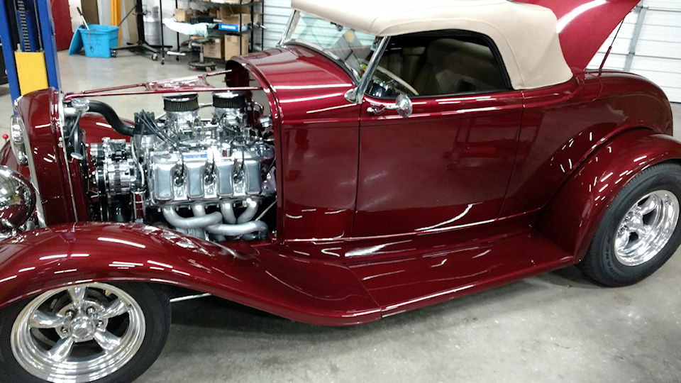 '32 Ford with Twin Terminator Throttle Body EFI Installed