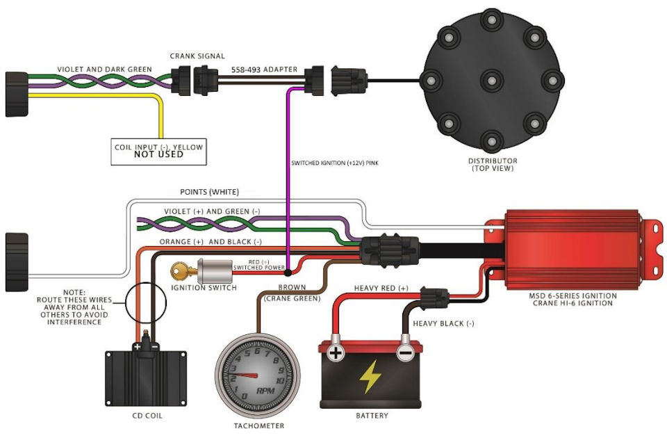 sniper ignition wiring holley distributor msd box4