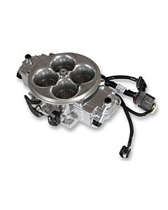 Terminator X Stealth 4500 Throttle Body - 8 Inj, 800-1500 HP, Shiny