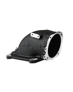 EFI Throttle Body Intake Elbow - 4150 to Ford TB, Black