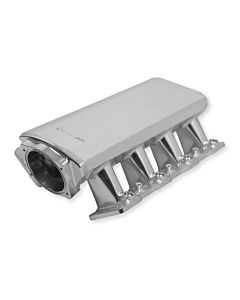 Low-Profile EFI Intake Manifold, 102mm Flange - GM LS1/LS2/LS6, Silver
