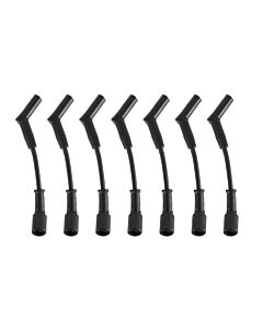 Spark Plug Wire Set, Black/Black - 2010-15 Camaro SS w/ a 6.2L V8 and shorty headers