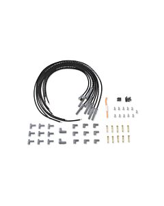 Super Conductor Wires - Universal 8-Cylinder Multi-Angle Plug, HEI & Socket-style Distr, Black