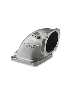 EFI Throttle Body Intake Elbow - 4500 to Ford TB, Silver