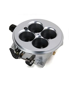 Throttle Body - 4500 Dominator Flange, 4BBL, 2000 CFM, Anodized Silver