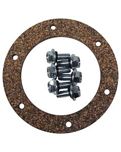 Fuel Pump Hanger Gasket (6-Hole) and Screw Kit for Sniper Fuel Tanks - Standard Cork