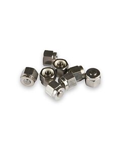EGT Cap, 1/4-in Stainless - 8 pack