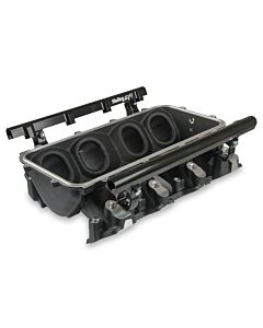 Lo-Ram EFI Intake Manifold Lower Half, Single Injector - GM LS3/L93, Black