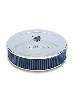 Air Cleaner, 14-in Chrome Round, Powershot