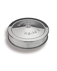 Air Cleaner, 14-in Chrome Round