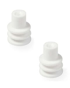 Connector Terminal Seals, GT150 White 24-20ga, 100Pk