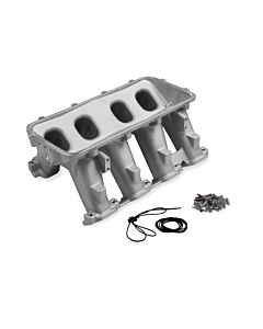 Hi-Ram EFI Intake Manifold Lower Half - GM LT1, Satin